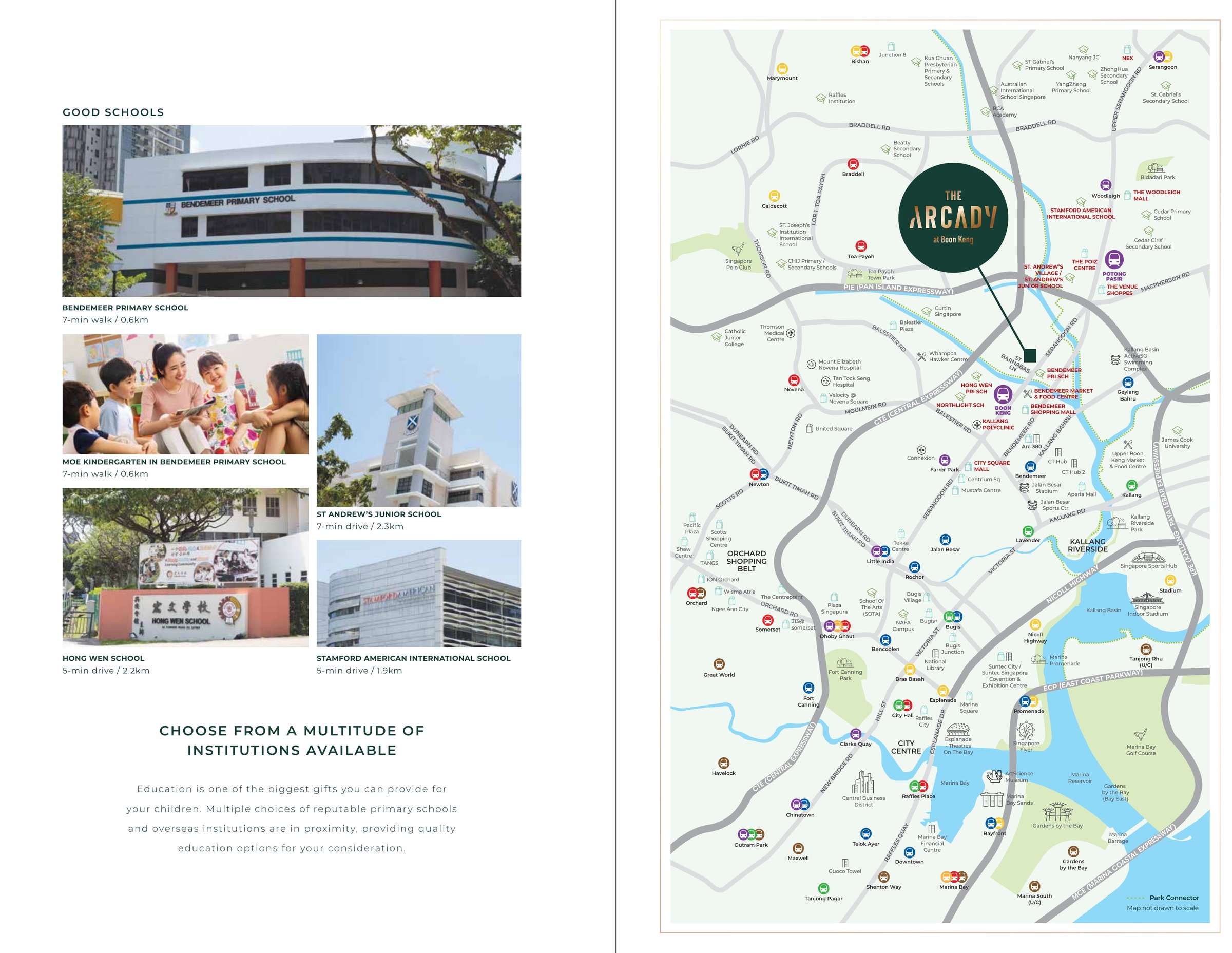 The Arcady at Boon Keng location and connectivity map